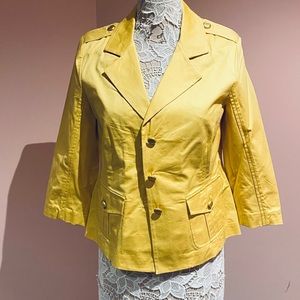Vintage NEW sunny yellow jacket